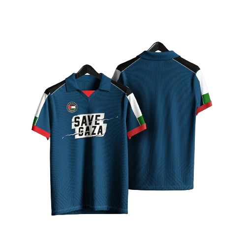 BAJU NUANSA PALESTINA LENGAN PENDEK - COACH SERIES GAZA