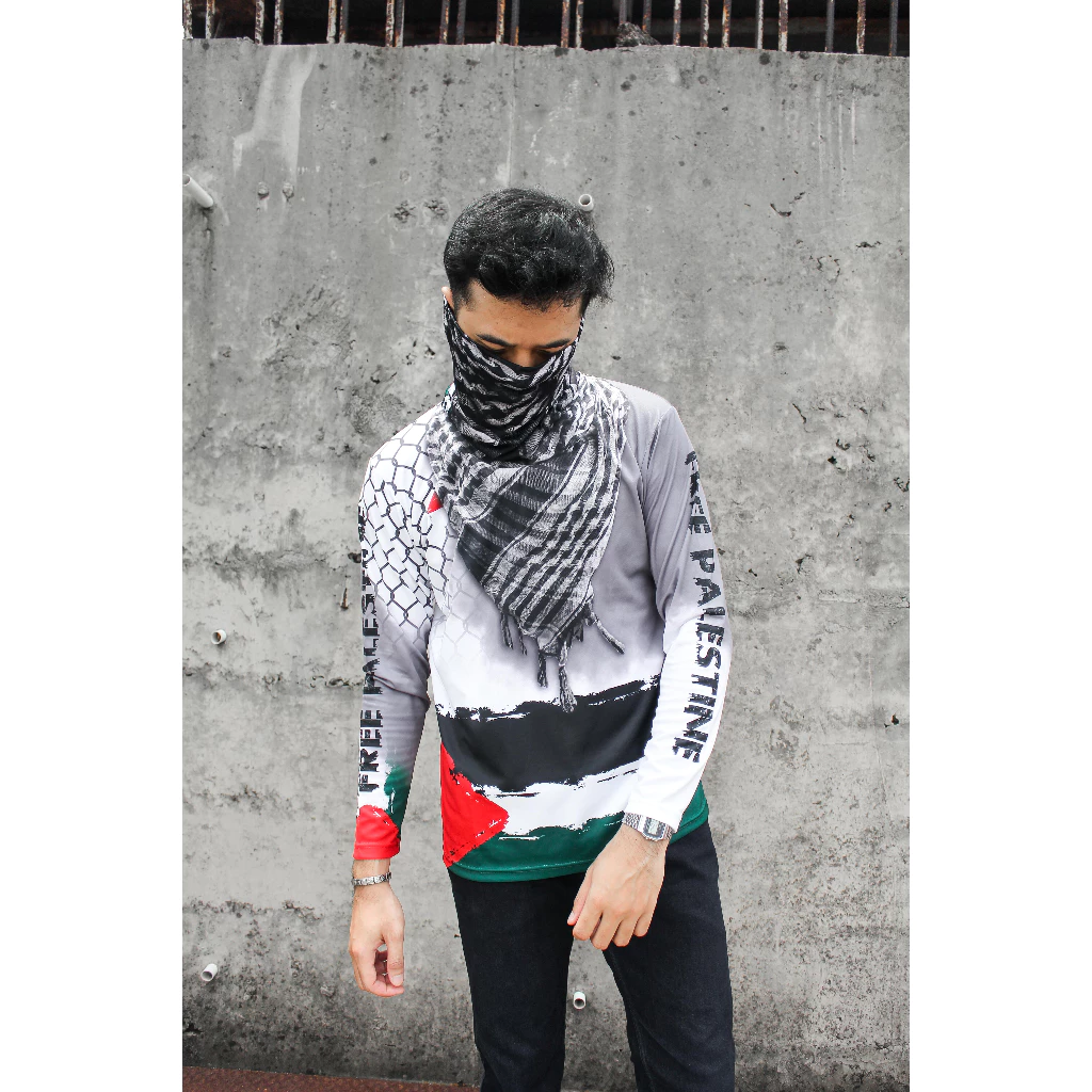Kaos Palestina Lengan Panjang - FLAG SERIES